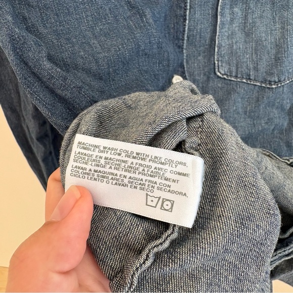 AG Adriano Goldschmied Denim Button Down Shirt - Picture 6 of 8